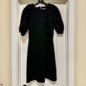 THML Black Dress Sequin Sleeves